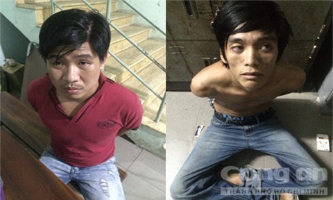 Trốn "hiệp sĩ", hai con nghiện bỏ 14 gói ma túy chạy lấy người