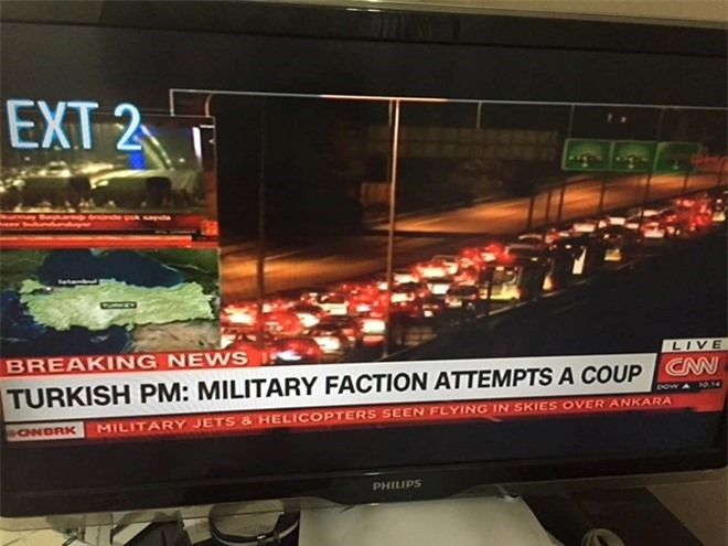 Phản ứng của Nga về cuộc đảo chính bất ngờ ở Thổ Nhĩ Kỳ