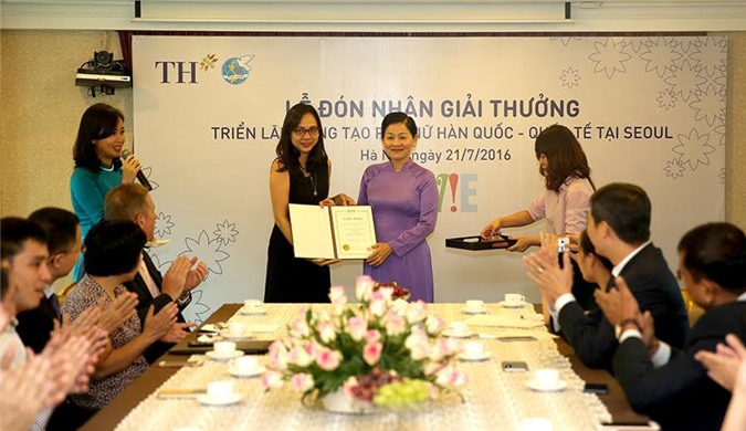 Tập đoàn TH đoạt giải thưởng lớn tại Triển lãm sáng tạo Phụ nữ Hàn Quốc