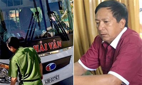 Đâm chết người, tài xế xe khách kéo xác vào lề đường rồi chạy trốn