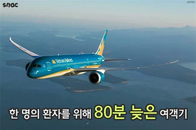 Hoãn chuyến bay để cứu hành khách, Vietnam Airlines được báo Hàn ca ngợi