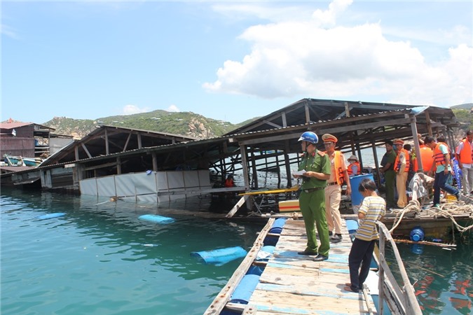 Sập nhà hàng nổi ở Ninh Thuận: Thông tin mới nhất