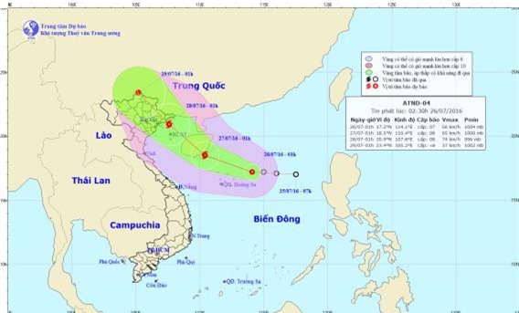 Biển Đông sắp có bão