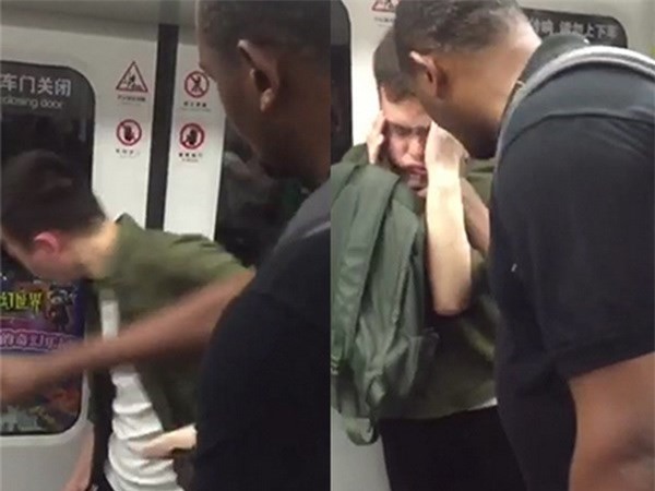 Người đàn ông Trung Quốc bị tát liên tiếp vì ăn cắp điện thoại
