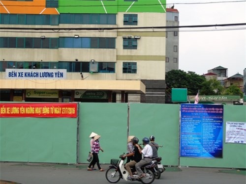 Bến xe khách Lương Yên bị "khai tử" sau 12 năm hoạt động