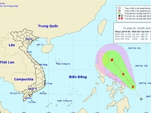 Áp thấp nhiệt đới mới có thể mạnh lên thành bão