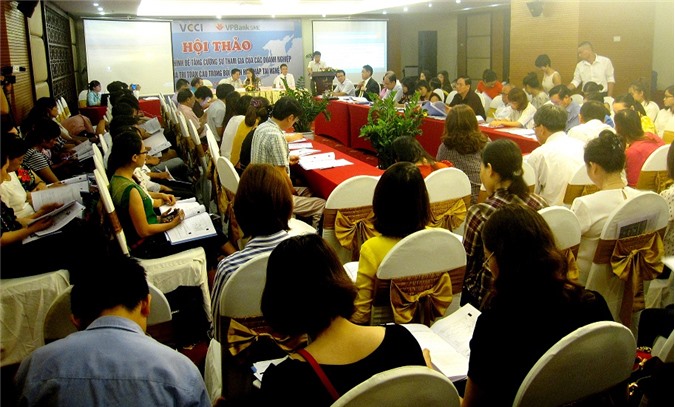  Hội thảo “Giải pháp tài chính tăng cường sự tham gia của các DN vào chuỗi giá trị toàn cầu”