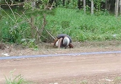 Hoảng hốt phát hiện người đàn ông gục chết bất thường bên đường