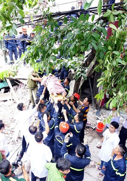 Tin tức mới nhất về vụ sập nhà 4 tầng ở Hà Nội làm 5 người thương vong