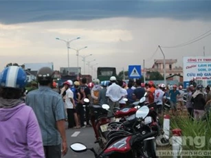 Xe tải va chạm xe máy, một người tử vong tại chỗ