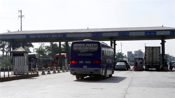 Bắt đầu kiểm tra, giám sát 24/24 giờ tại trạm thu phí Quốc lộ 5