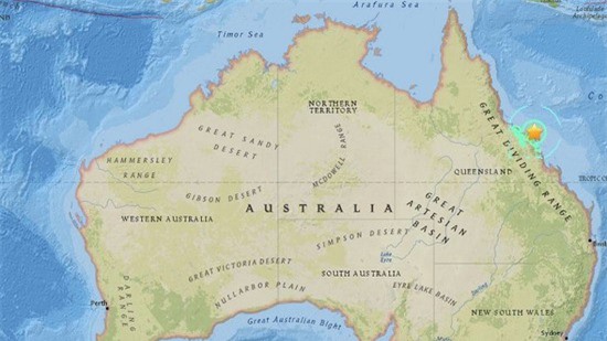 Động đất mạnh 5,7 độ Richter rung chuyển Australia