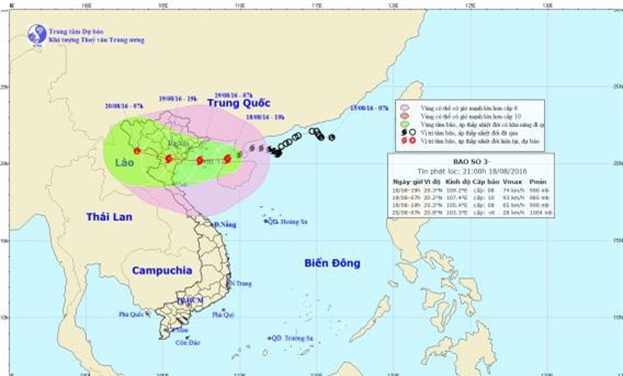 Ngày mai bão số 3 tấn công đất liền, gió giật mạnh khủng khiếp
