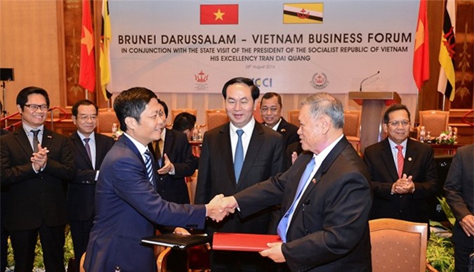 Việt Nam - Brunei ký kết mở rộng hợp tác làm ăn