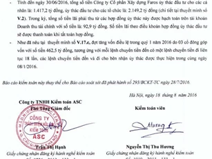 Faros tăng vốn "ảo" là do đâu?