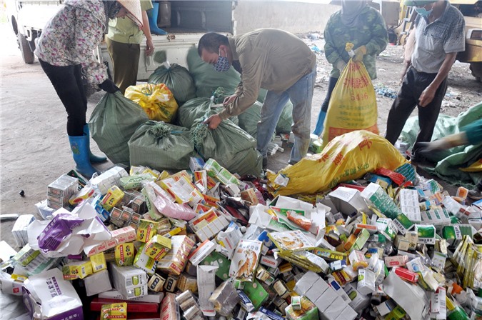 Tiêu hủy 469 kg thuốc Đông y của các cơ sở Trung Quốc không có giấy phép hành nghề