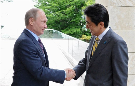 Tổng thống Nga Putin sắp hội đàm với Thủ tướng Nhật Shinzo Abe 