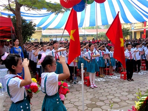 Thái Nguyên: Trường Tiểu học Nguyễn Viết Xuân khai giảng năm học mới