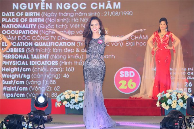 Người đẹp Ngọc Châm bất ngờ giành Á hậu 1 doanh nhân thế giới người Việt 2016