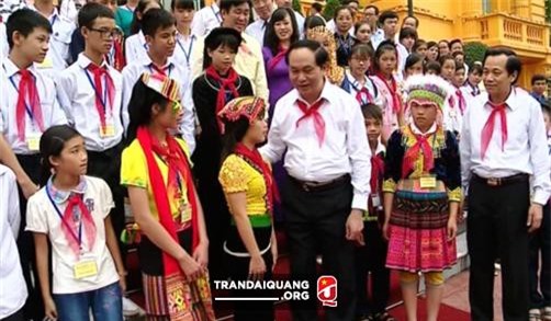 Chủ tịch nước Trần Đại Quang gửi lời chúc đến các em thiếu nhi dịp Trung thu 2016
