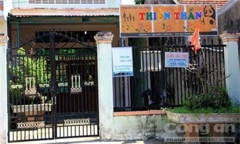 Bé trai 3 tuổi tử vong bất thường ở trường mầm non tư thục