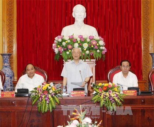 Tổng Bí thư lần đầu tham gia Đảng ủy Công an Trung ương