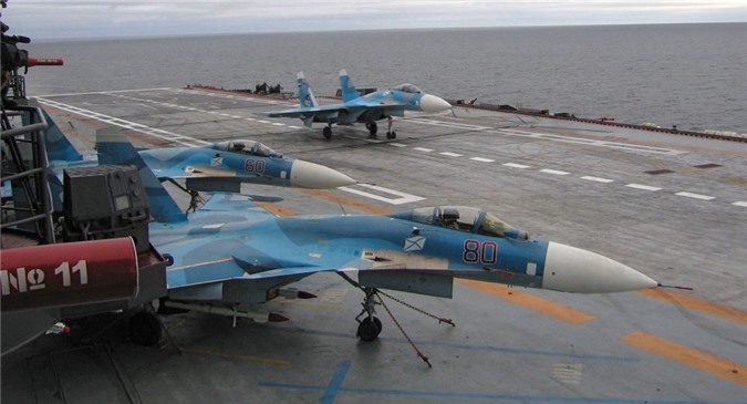 Nga điều tàu tuần dương chở máy bay hạng nặng tới bờ biển Syria