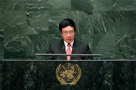 Việt Nam kêu gọi kiềm chế xử lý tranh chấp ở Biển Đông tại LHQ