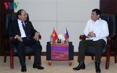Tổng thống Philippines thăm chính thức Việt Nam