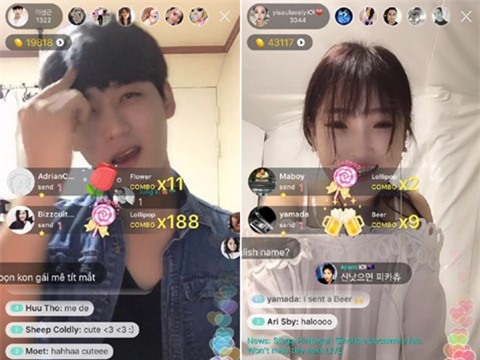 Giới trẻ nô nức "chém gió" với sao Hàn Quốc qua Bigo