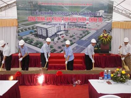 Tiếp tục triển khai dự án Trung tâm Hành chính hơn 200 tỷ ở Hòa Bình