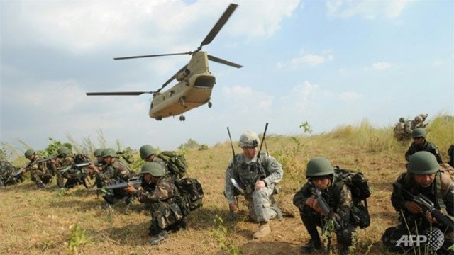 Mỹ và Philippines tập trận gần Biển Đông