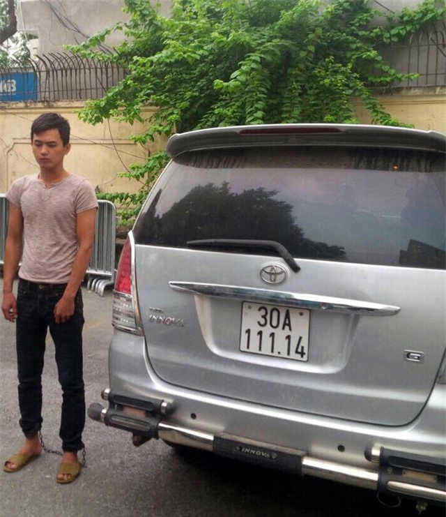 Trộm xe Innova, lái xe hàng trăm km đem tiêu thụ liền bị bắt 