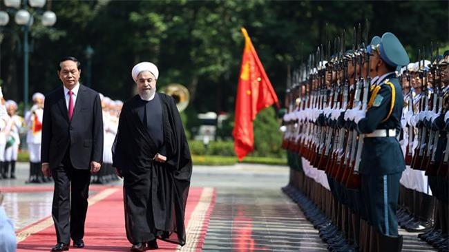 Báo Iran đưa tin đậm nét về chuyến thăm Việt Nam của Tổng thống Rouhani 
