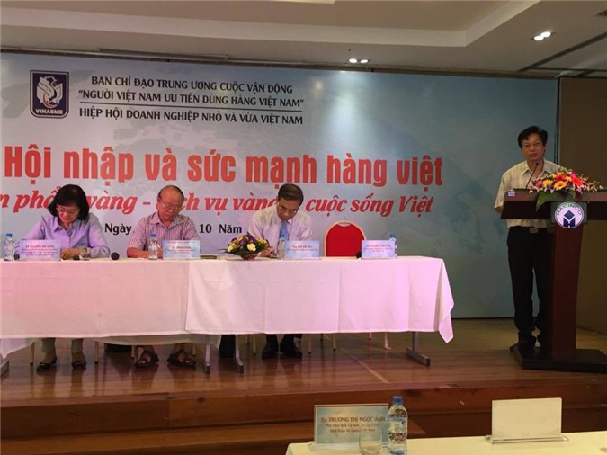 VINASME: Diễn đàn "Hội nhập và sức mạnh của hàng Việt"