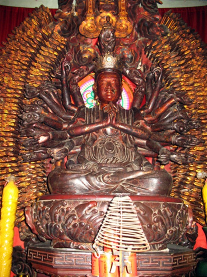 Đã tìm thấy tượng Phật nghìn tay, nghìn mắt bị mất trộm ở Hưng Yên