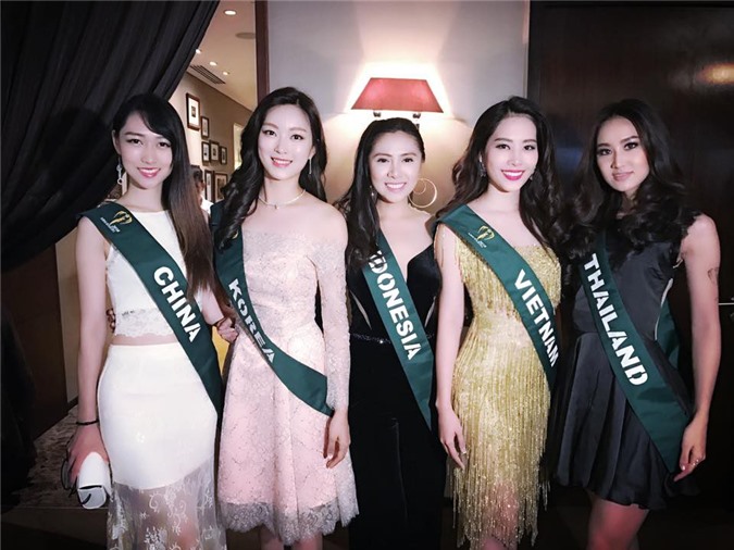 Nam Em đọ sắc bên dàn thí sinh trong khu vực Asia tại Miss Earth 2016