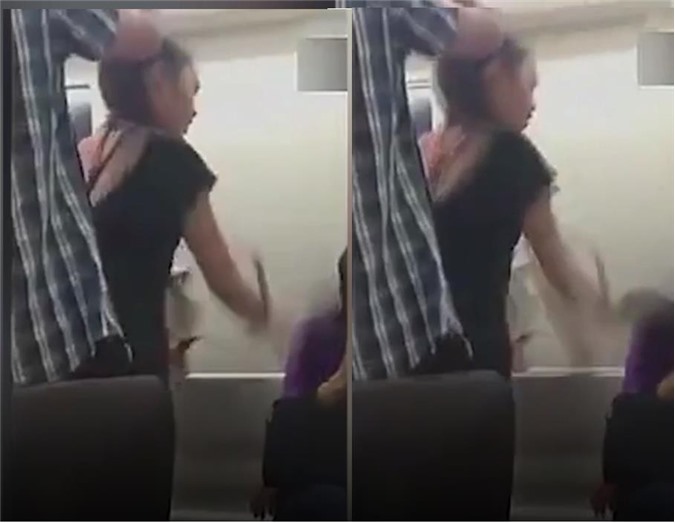 Vờ đọc sách, người đàn ông sờ đùi cô gái trẻ bị đánh ngay trên tàu điện ngầm