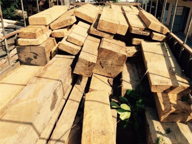 Đắk Lắk: Bắt 2 xe tải chở gỗ lậu "khủng", vận chuyển hơn 55 m3 gỗ