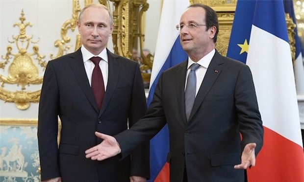 Ông Hollande bị chỉ trích "vô trách nhiệm" vì vụ Putin hủy thăm Pháp