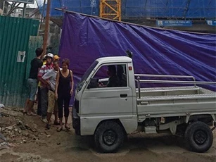Sập giàn giáo ở Hoàng Mai, Hà Nội: 2 người chết