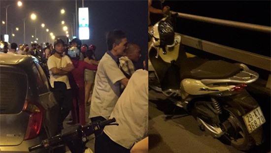 Bỏ lại SH trên cầu, sản phụ gieo mình xuống sông tự tử