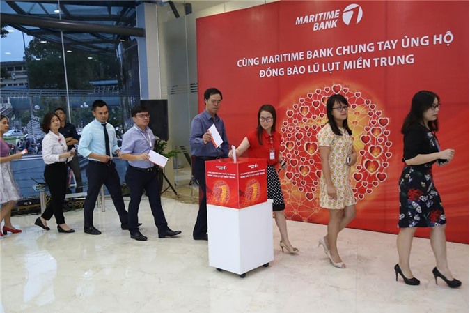 Cùng Maritime Bank chung tay ủng hộ đồng bào miền Trung