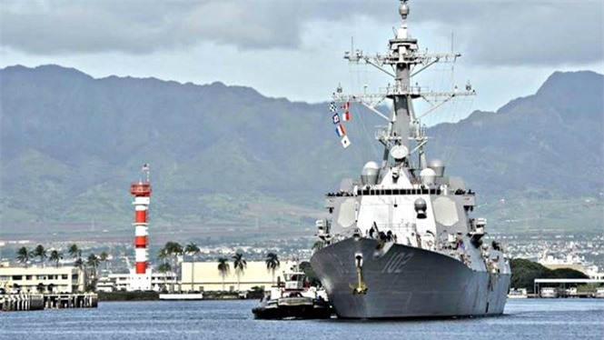 Tàu chiến Mỹ lần đầu được cập cảng New Zealand sau 30 năm