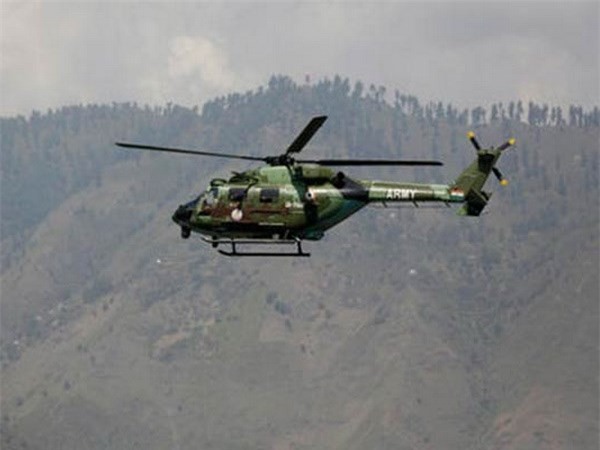 Trực thăng quân sự của Ấn Độ rơi khi đang huấn luyện bay