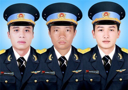 Truy thăng quân hàm cho 3 phi công vụ rơi trực thăng ở Vũng Tàu