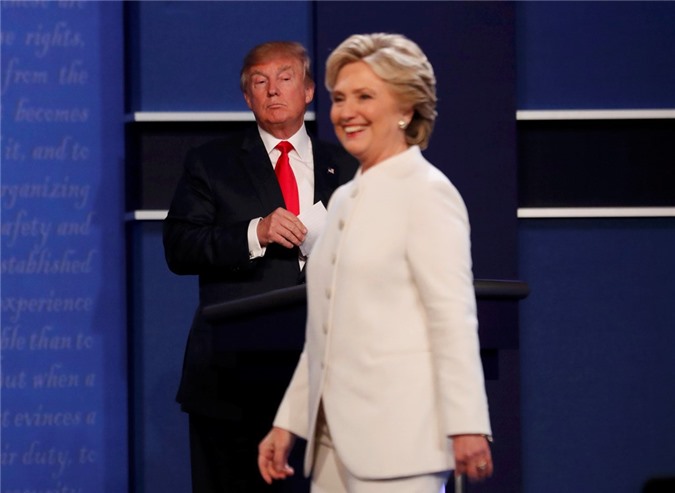 Bầu cử Mỹ: Clinton lại thắng áp đảo trong cuộc tranh luận trực tiếp lần 3
