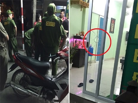 Nhóm thanh niên nổ súng bắn vỡ cửa kính tiệm cầm đồ