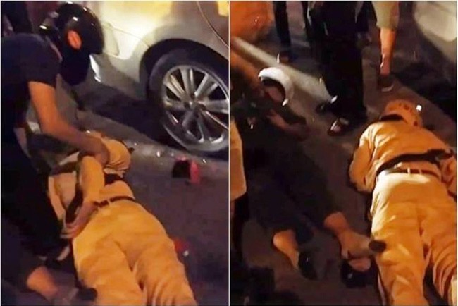 Hai CSGT ngã bất tỉnh khi đuổi theo người vi phạm giao thông