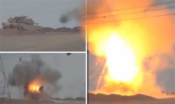 Tên lửa Nga bắn tan tành xe tăng Mỹ ở Mosul